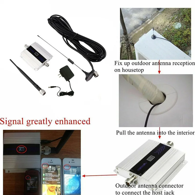 Усилитель сигнала для США/ЕС/Великобритании 900 МГц GSM 2G/3g/4 г усилитель сигнала повторитель антенна для сотового телефона для дома и офиса