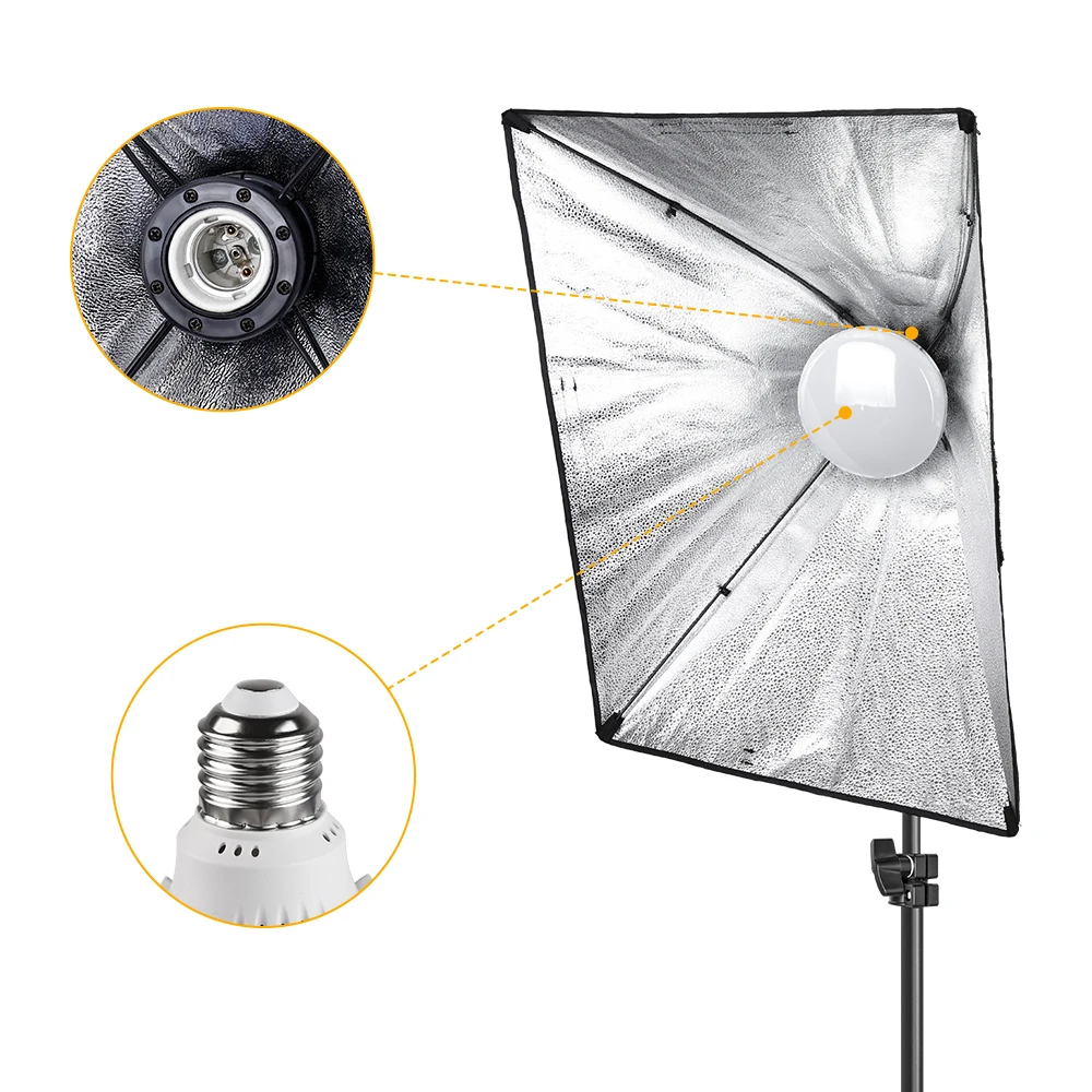 Fotografia Led Ufo Lâmpadas Luzes de Estúdio Fotográfico Escurecimento Stepless Iluminação Softbox Youtube 45w 70w 110230v 5500k - Image 6