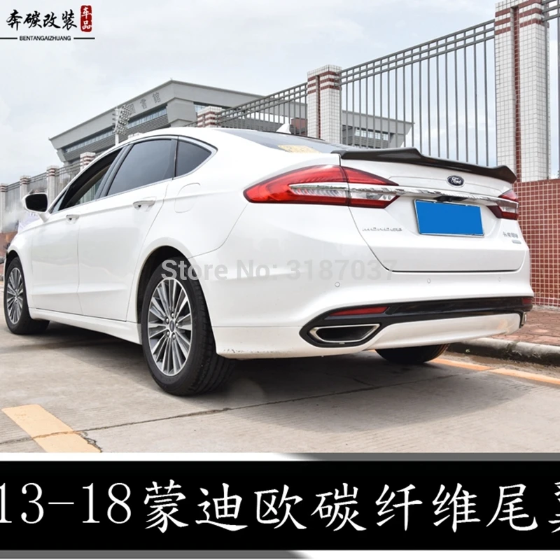 Спойлер для багажника Ford Mondeo/Fusion 2013-2017 углеродное волокно задний спойлер на крыло