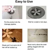 2Pcs Premium Drain Hair Catcher Flower Shower Hair Cleaning Chain Bathroom Drain Strainer Hair Catcher Chain Hook 6