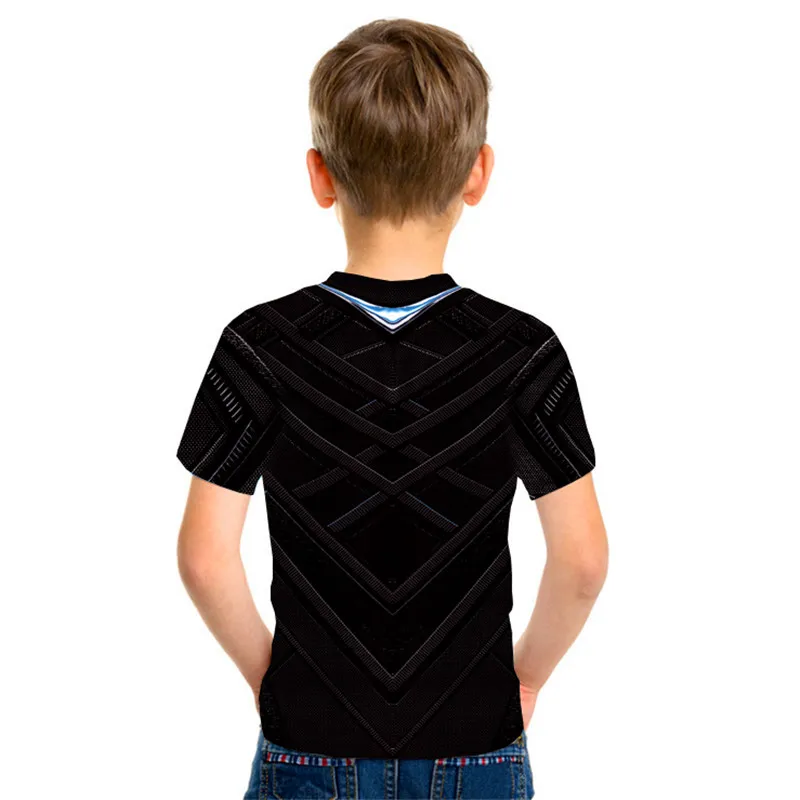 New boys Comic Superhero Compression kids Shirt Captain America Iron man Fit Tight Bodybuilding children T Shirt