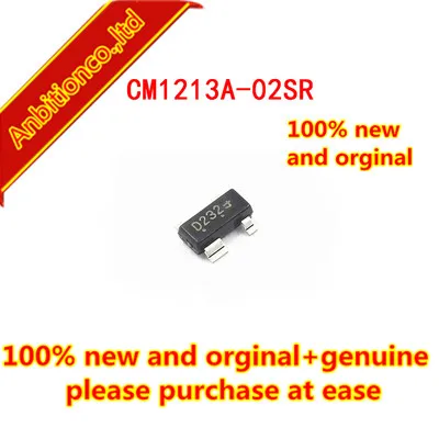 

50 шт. 100% новый и Оригинал лучшее качество CM1213A-02SR Телевизоры диода СОТ-143 шелковой ширмы D232 100% может работать