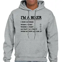 funny motorbike hoodies