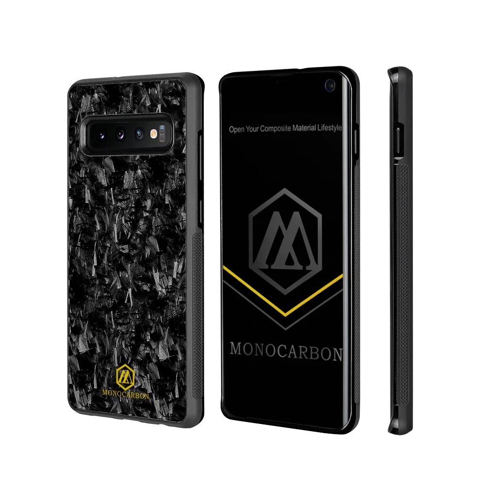 Чехол из монокарбонового кованого углеродного волокна для Samsung Galaxy S10 Plus +