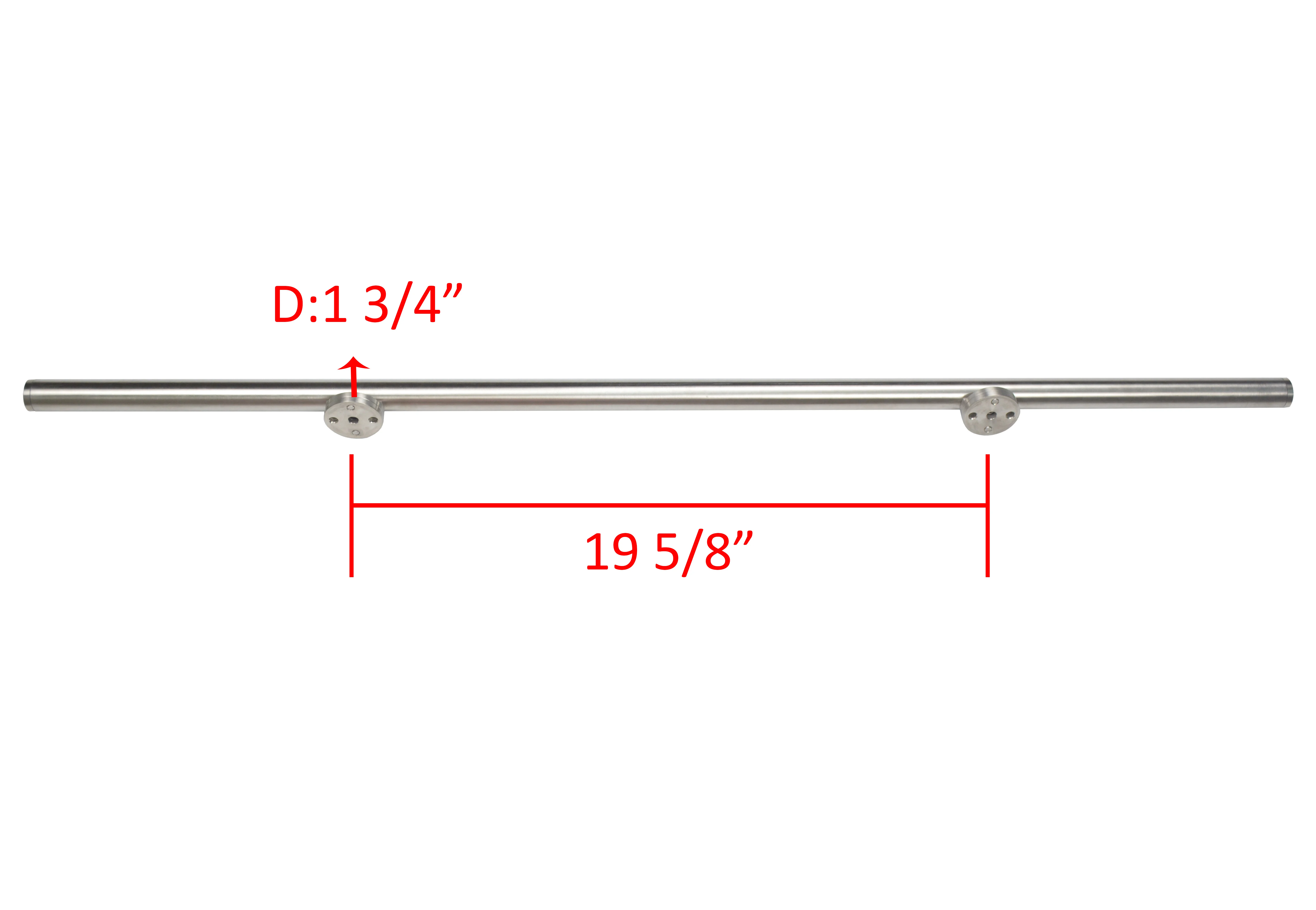 Sliding Ladder Hardware Home Office Library Ladder Rolling Track Stainless Steel Brushed 100CM, # FS-LADDER-SS