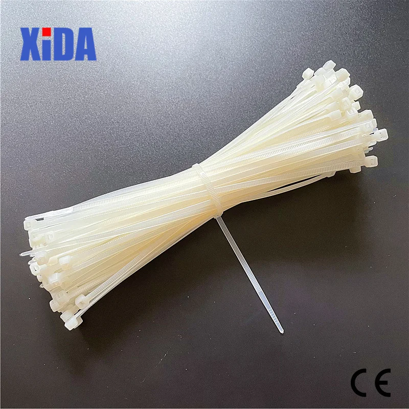 Self-Locking Plastic Nylon Tie 100PCS/Bag Black White Zip Wraps Strap Nylon Cable Tie Set 3*100 Fastening Ring 3X200 Loop Wire cable ties nylon cable ties cable tie nylon zip ties