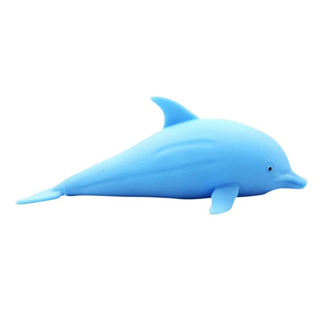 Игрушечный дельфин из мультфильма, игрушка для снятия стресса, мягкие забавные игрушки, медленно поднимающаяся антистрессовая игрушка, медленно восстанавливающая игрушка# A