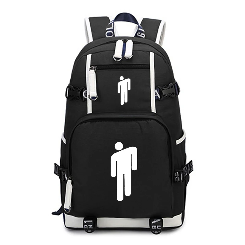 3 Черный Рюкзак Mochila Masculina Billie Eilish, DJ Singers, большой емкости, женский рюкзак, 1-10, рюкзак, школьная сумка, мешок, Dos - Цвет: 3