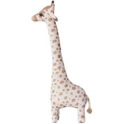 Grande tamanho simulação girafa brinquedos de pelúcia macio animal de pelúcia girafa dormir boneca brinquedo para meninos meninas presente aniversário crianças brinquedo