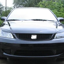 Неокрашенные стеклопластиковые фары брови реснички на фары для 2001-2005 Honda Civic ES EM