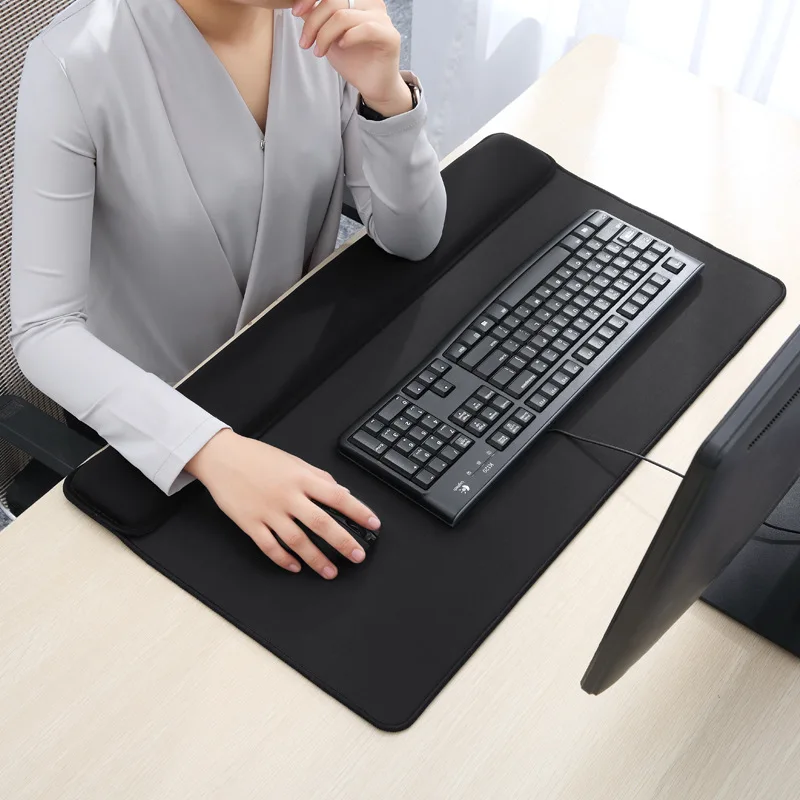 

2019 Cushioning One-piece Mouse Pad Table Mat Key Mat Wrist Splint Extra-large Thick ban gong dian Game Mat Wholesale Customizab