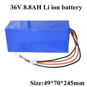 

36V 8.8Ah Li-ion Battery Pack Lithium 36V 8.8ah for Electric Bike Scooter Wheelchair with BMS+2A Chager