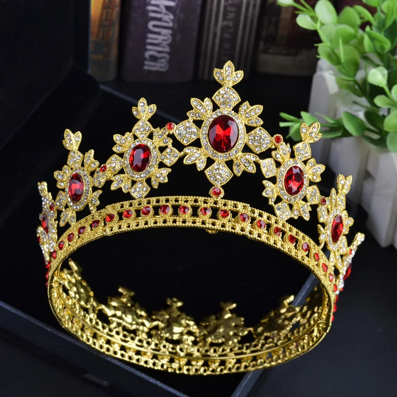 

2018 New Style Full Circle Simple Glorious Bride Marriage Crown Wedding Dress Accessories
