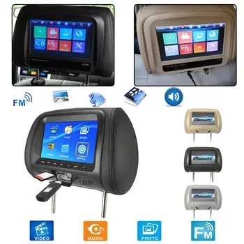 

Universal 7 Inch Car Headrest Monitor Rear Seat Entertainment Multimedia Player Seat back MP4 USB SD MP3 MP5 Car Accessories