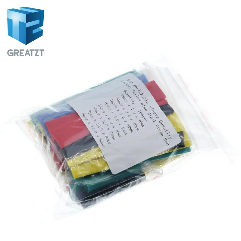 164 teile/satz Schrumpfschlauch kit Isolierung Schlauch termoretractil Polyolefin Schrumpfen Verschiedene Schrumpfschläuche Draht Kabel – Detail 1