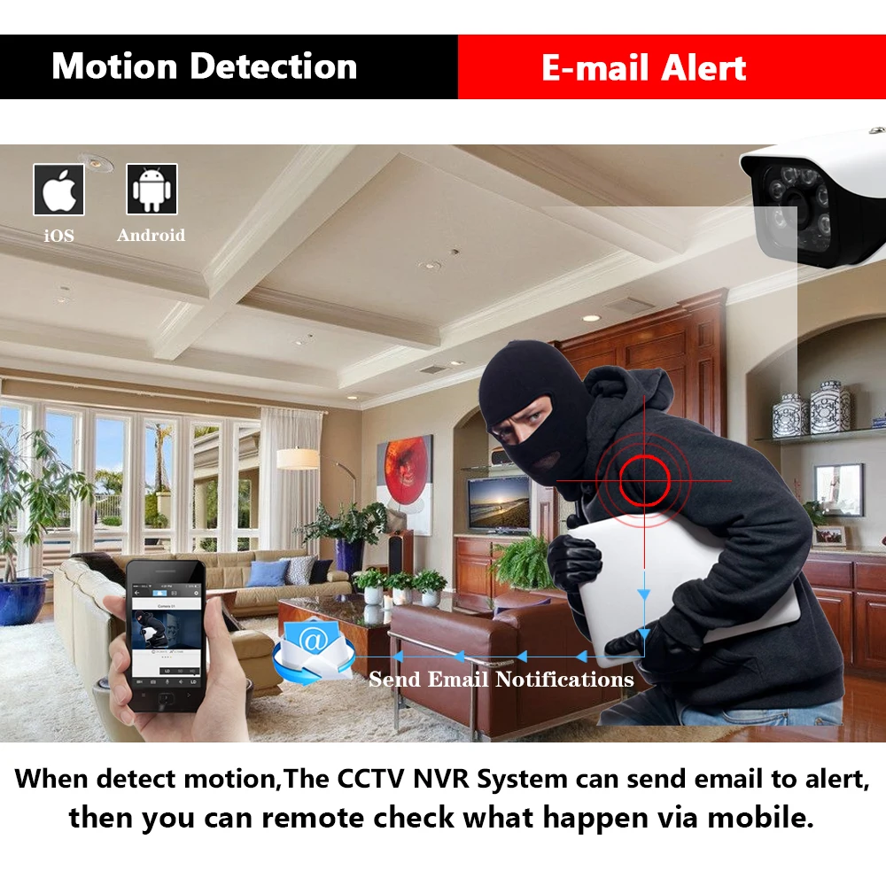  8CH POE NVR Kit detección facial registro de Audio CCTV sistema de seguridad 5MP IR al aire libre P