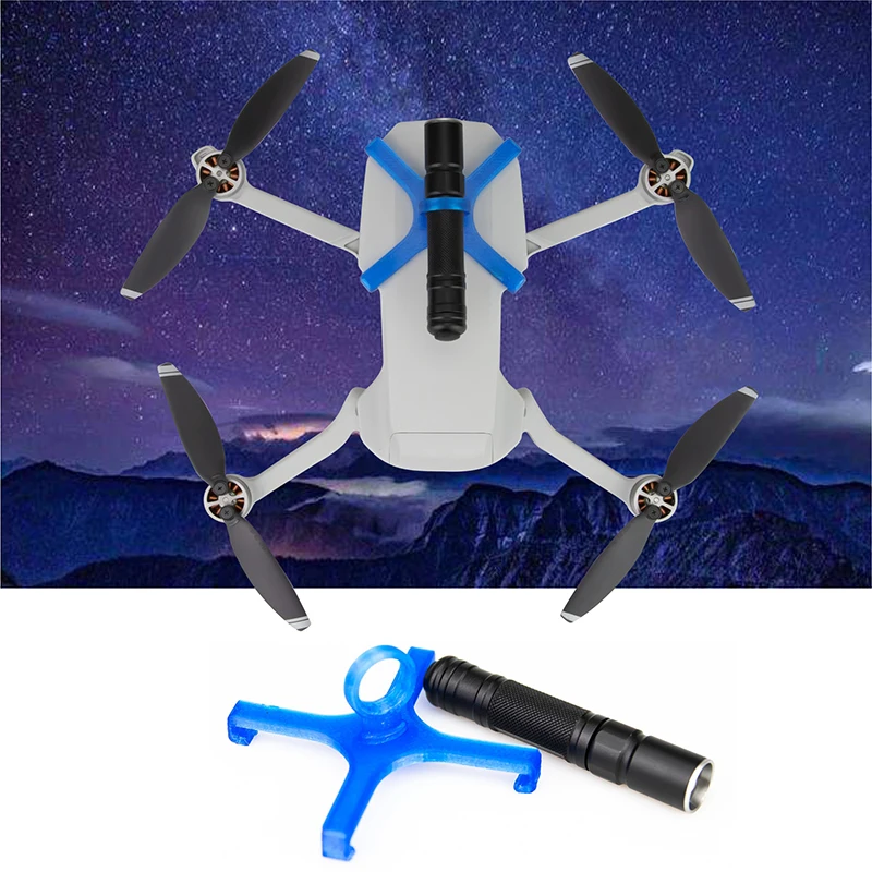 Super Sale IRX For Dji Mavic Mini Drone Flight Searchlight For Mavic Drone LED Lights Night Flight Searchlight Flashlight Use The AAA Battery 