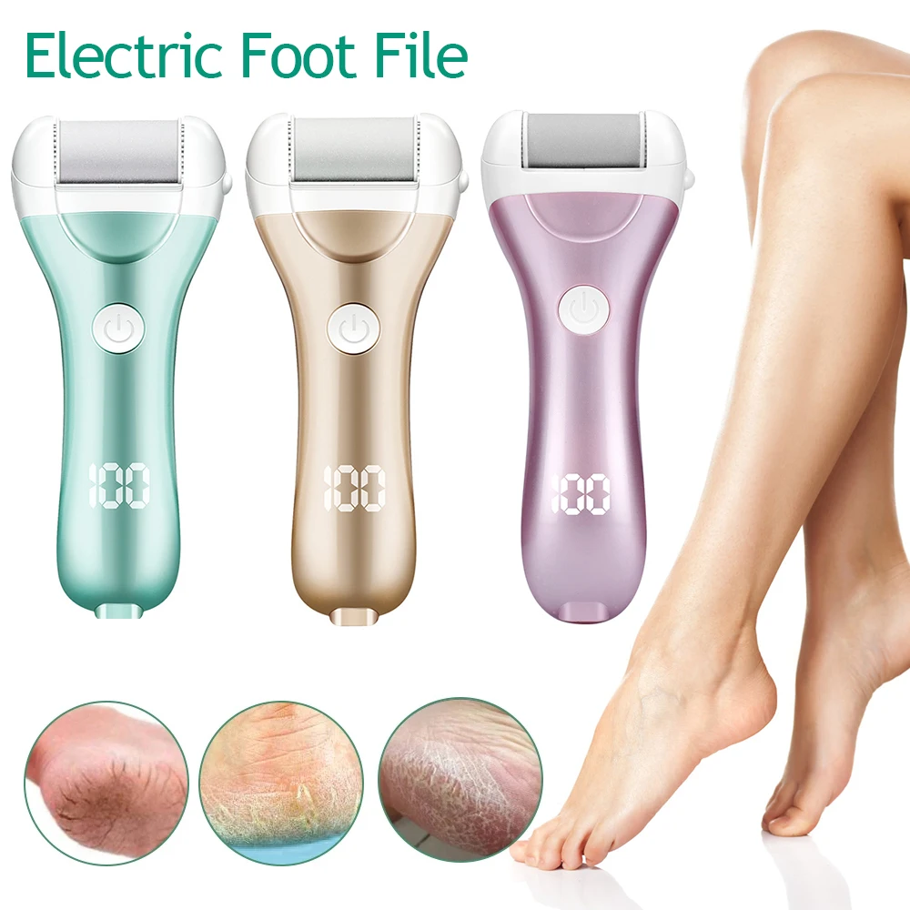 Portable Electric Foot File USB Pedicure Machine Repair Hard Dry Dead Cuticle Skin Remover Home Care Tool | Красота и здоровье