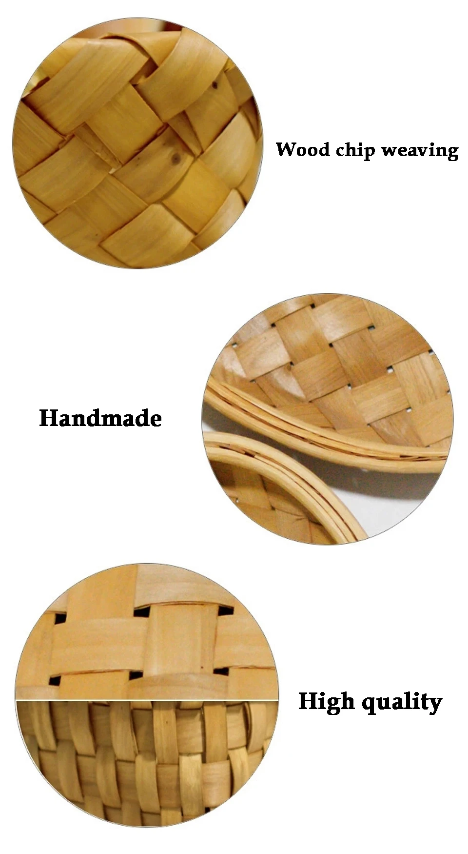 Креативная деревянная фишка ручной работы плетеная корзина для хранения мусора домашнее хранилище корзина кухонные инструменты для пикника корзина для хранения фруктового хлеба