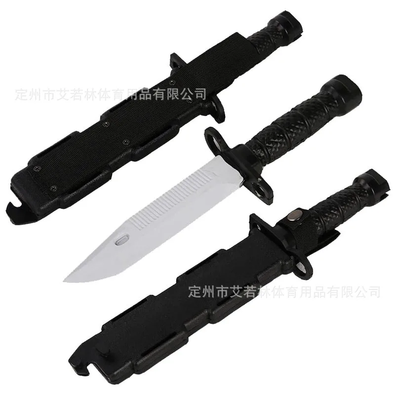 

95 Rubber Training Dagger ruan dao Tactical Military Training Film And Television Props Model Knife Live Training Confronting Da