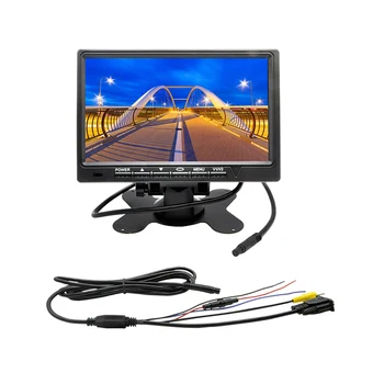 

7 Inch HD 800 * 480 TFT Color LCD Screen Car Rear View Camera VGA Monitor Auto DVR Reverse Monitor System