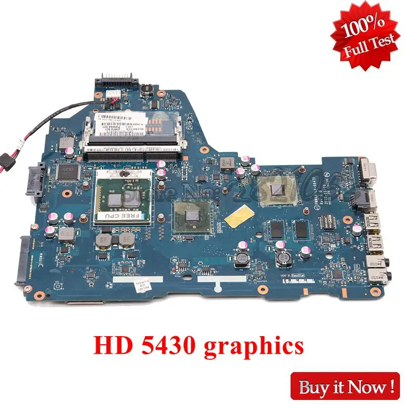 NOKOTION for Toshiba Satellite C660 laptop motherboard K000114920 LA-6847P  Rev 1.0 HM55 HD 5430 DDR3 Free cpu - AliExpress