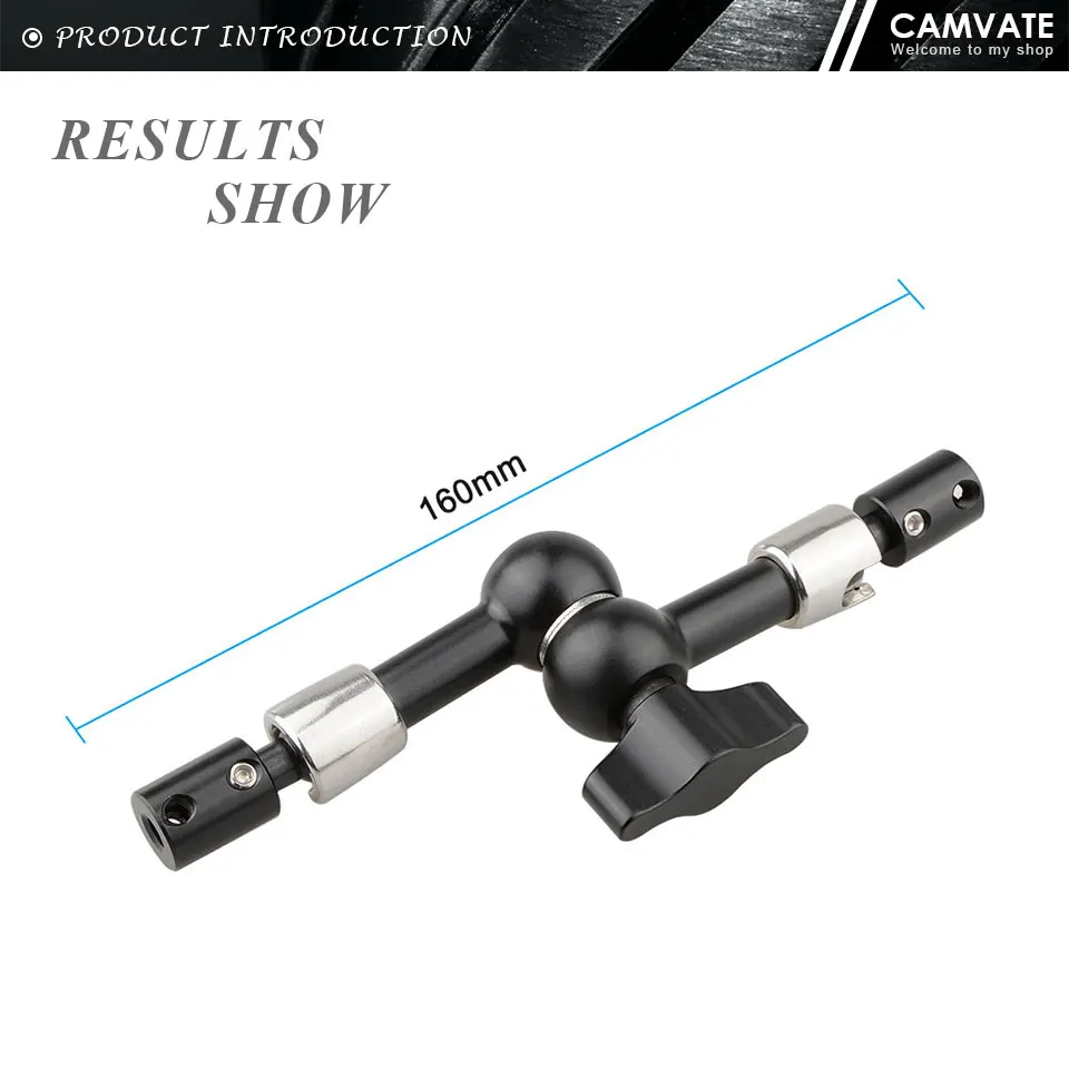 6.3" Articulating Arm(V3)Adjustable Friction Magic Arm With 1/4"-20 Thread For L