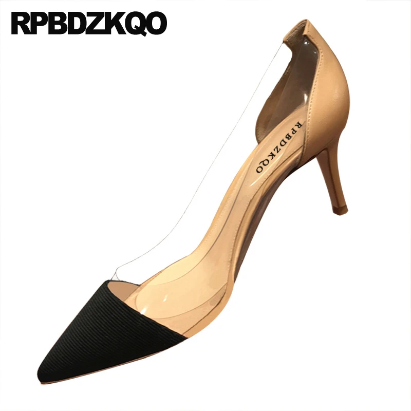 designer black pumps