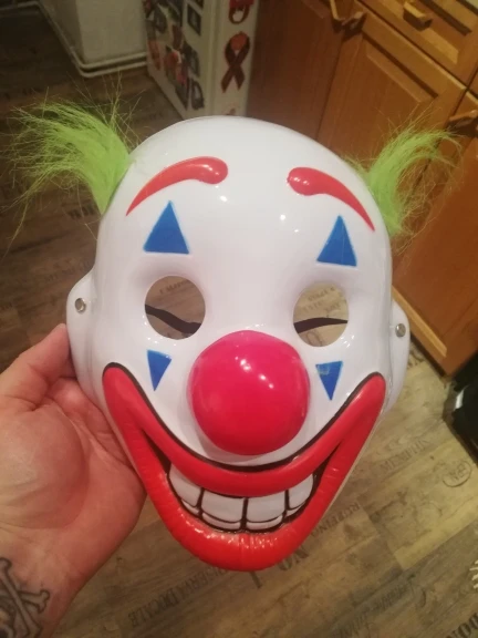 Джокер клоун маска Хоакина маска Феникса косплей реквизит Хэллоуин Рождественский костюм Артура флэк Джокер маски