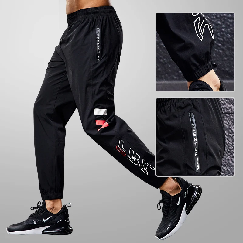 Quick Drying Sport  Pants Men Running Pants With Zipper Pockets Training  Joggings Men Pants Soccer Pants Fitness Pants For Men
