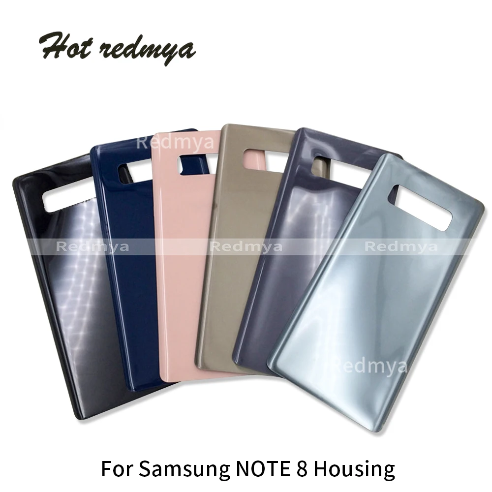 Задняя крышка для телефона samsung Galaxy Note8 Note 8 N9500 N9508 задняя батареи стеклянный