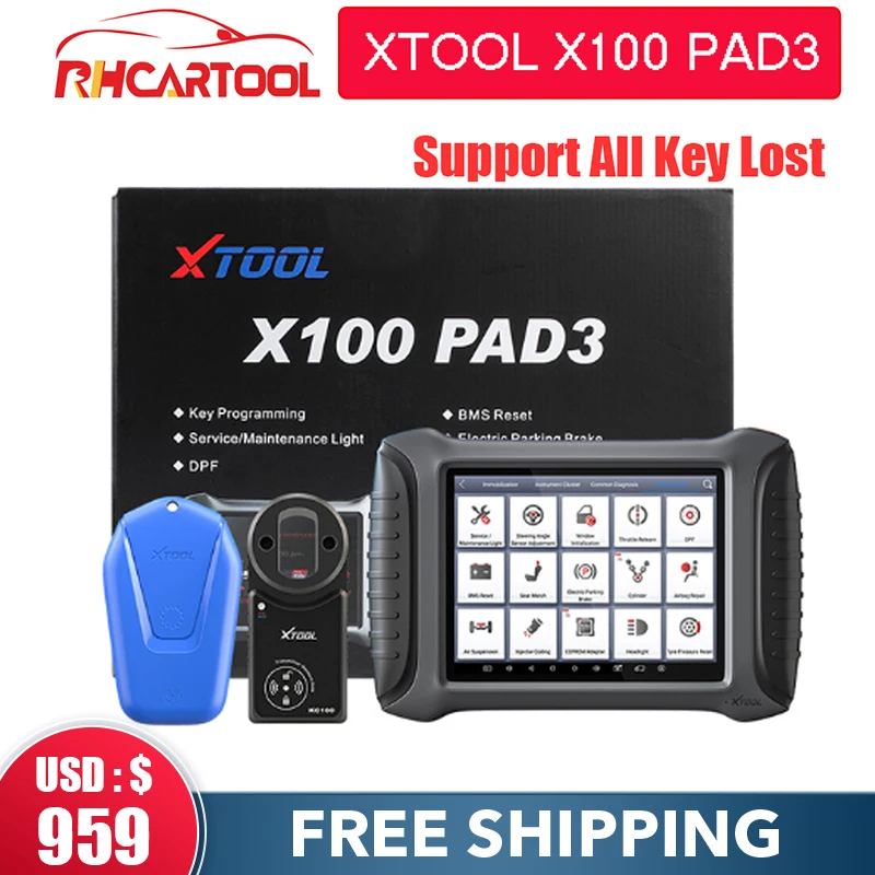 XTOOL X100 PAD3 Автомобильный ключ программист Obd2 Диагностический для Lada для renault EU одометр Регулировка всех ключей для Toyota для Lexus XTOOL X100 PAD3 Автомобильный ключ программист Obd2 Диагностический для Lada для renault EU одометр Регулировка всех ключей для Toyota для Lexus