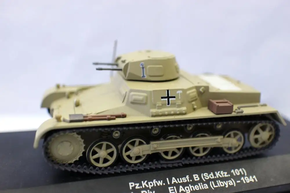 

Altaya 1/43 Scale Pz.Kpfw.I Ausf.B(Sd.Kfz.101)5.le.Div. El Aghelia(Libya) 1941 Tank Diecast for collection gift