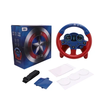 

Simulation Steering Wheel Toy with Light Baby Musical Electronic Vocal Toys for Children Birthday Gifts