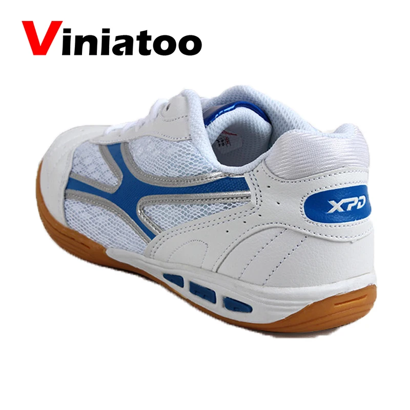 

Men Badminton Shoes White Blue Breathable Tennis Shoes Male High Quality Volleyball Footwears Light Weight Badminton Sneakers