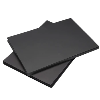 

100pcs/50pcs/Lot A4 Sketch Doodle Painting Black Cardboard DIY Handmake Card Making Paper 80g/120g/300g/400g School Supplies
