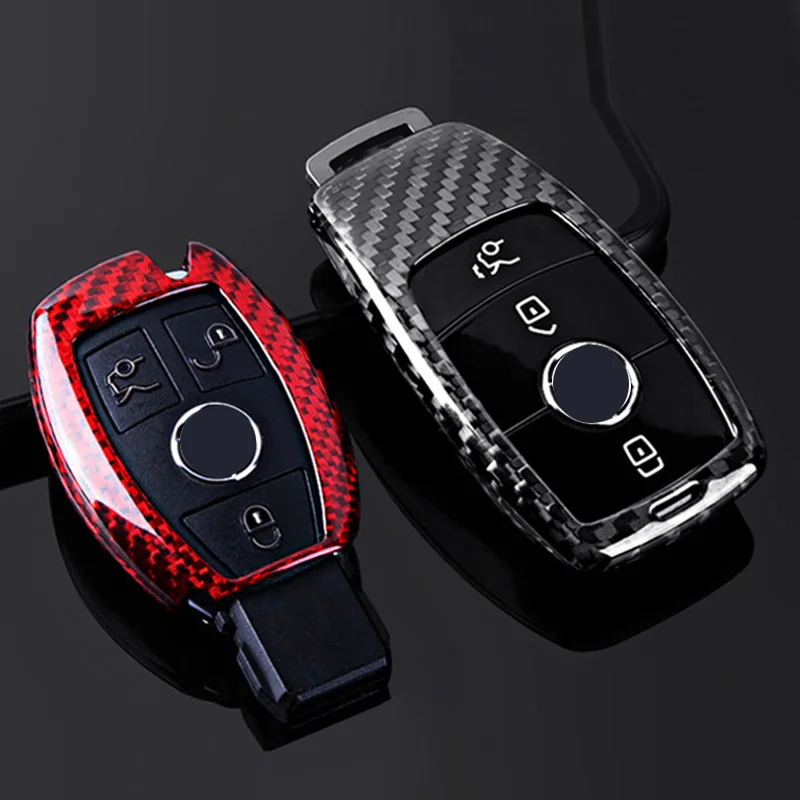 Affal Terbach Carbon fiber texture Badge Key Logo Shell Fob Battery Cover Carbon fiber Key Cover for Mercedes-Benz A220 E63S AMG E-Class CLS Class 2018 GLE 350 2019 2020 2021 Affal Terbach Carbon fiber texture Badge Key Logo Shell Fob Battery Cover Carbon fiber Key Cover for Mercedes-Benz A220 E63S AMG E-Class CLS Class 2018 GLE 350 2019 2020 2021