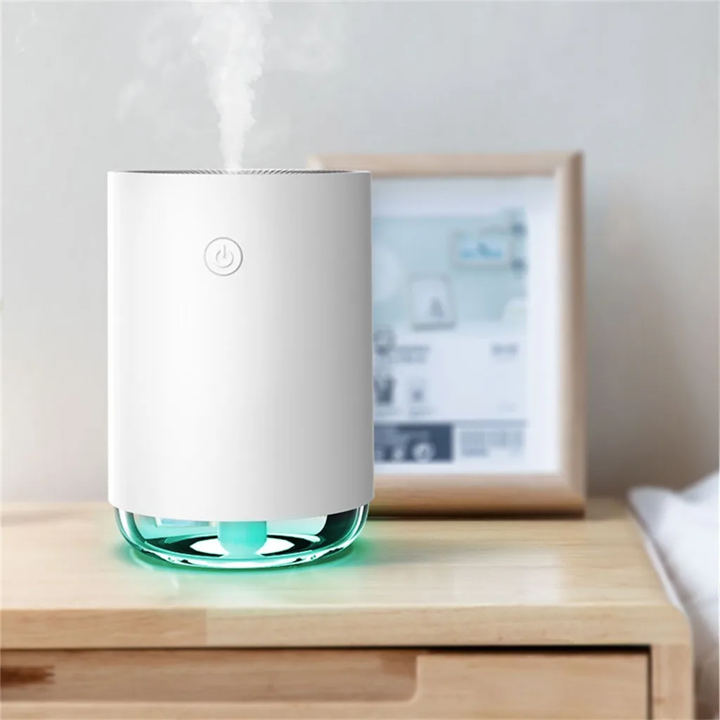 USB Car Humidifier Air Purification Colorful LED Household Lamp Humidifier