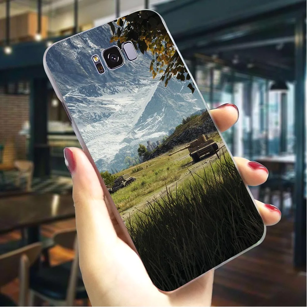 Чехол для телефона Samsung S10 World of Tanks чехол Note 8 9 M10/M20/M30 Galaxy S6/S7 Edge S8/S9/S10 Plus S10e Жесткий |