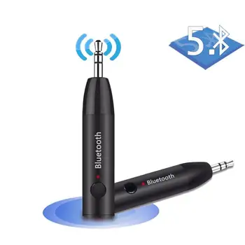 

Wireless Bluetooth 5.0 Receiver Adapter 3.5mm Jack Aux Stereo Music Audio Receiver Handsfree Car Bluetooth Kit Adapter