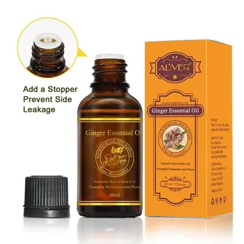 

Pure Heral Plant Essential Oil Ginger Massage Oil SPA Soak Feet Massage Oil Thermal Body Ginger Essential Oil For Scrape Therapy