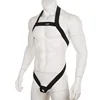 Men Elastic Body Chest Harness Halter Man Sexy Bondage Bodysuit Male Strap Zentai Black White 2022 New Style Clubwear ► Photo 3/6