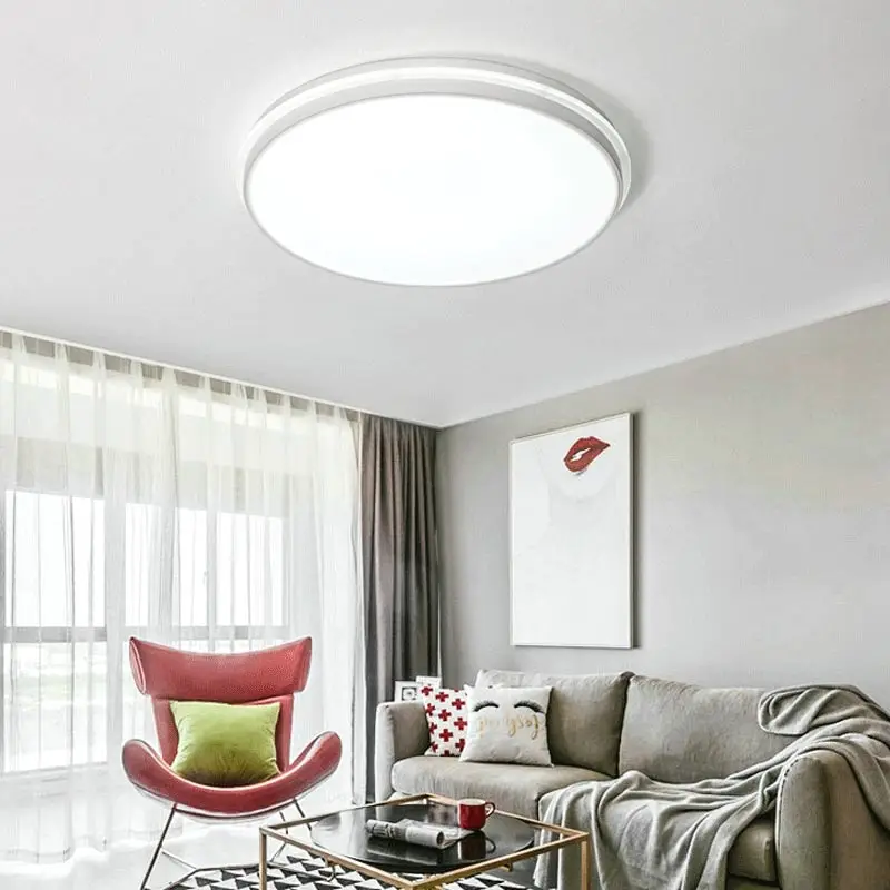 Современный белый светодиодный потолочный светильник Светильники для гостиной