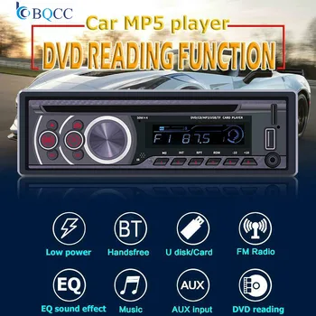

Autoradio 1 Din Bluetooth Car Stereo CD VCD DVD Player AUX USB FM Radio Receiver In Dash Head Unit