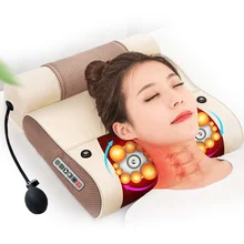 Heat-Shiatsu-Device Pillow Massage Body-Relaxation Electric-Cervical Healthy OGAMACRIUS