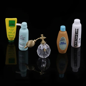 

Dollhouse Furniture Bathroom Perfume Shampoo Bath Gel Set 1: 12 Scale Baby Children DIY Craft Toys
