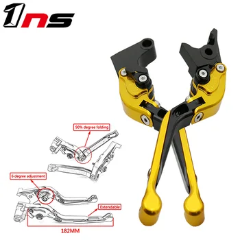 

For Kawasaki Ninja 250 2000-07 NINJA 300R 2013-17 NINJA 250R 2008-12 NINJA 400 2018 Motorcycle brake clutch lever (Ninja logo)