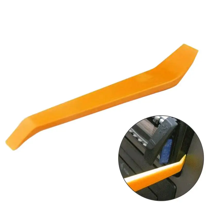 4 шт. оранжевый ABS автомобильный аудио дверной зажим Профессиональная панель отделка тире авто радио Удаление Прай Инструменты Набор автомобиля панель инструмент для удаления