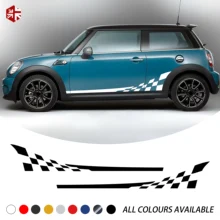 ^^Best Offers 2 Pcs Racing Lattice Car Door Side Stripe Sticker Graphics Vinyl Body Decal For MINI Cooper S R56 2006-2013 One JCW Accessories ^^Best Offers 2 Pcs Racing Lattice Car Door Side Stripe Sticker Graphics Vinyl Body Decal For MINI Cooper S R56 2006-2013 One JCW Accessories