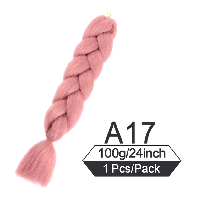 24 Inch Jumbo Braiding Hair Extensions For Box Twist Braid Accessorie Pre Stretched Afro Fake Hair Wholesale Jumbo Crochet Braid P1B/27